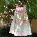 Women's Lace-trimmed Floral Patchwork High-waisted Skirt