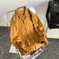 Men's Hong Kong Style Trendy Loose Casual Shirt