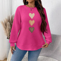 New Arrival Printed Crewneck Long-sleeve Winter Top