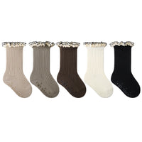 Children Mid Calf Lace Princess Socks