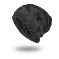 Men's Warm Pentagram Pullover Knitted Wool Hat