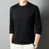 Men's Long-sleeved Jacquard Sweater