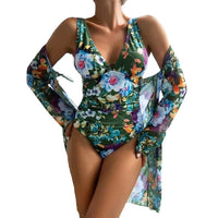 Women's Floral Tight Swimsuit