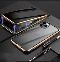 Phone Case Magnetic Double-sided Peep-proof