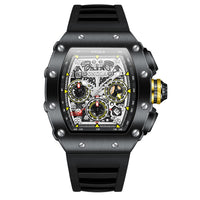 Multifunctional Waterproof Quartz Men's Silicone Band Sport Watch