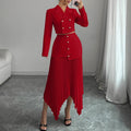 Stylish And Sophisticated Womens Suit Skirt Set