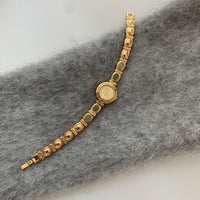 New Chinese Style Beryl Gold Exquisite Fashion Retro Minority Women's Quartz Watch