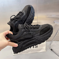 Spring New Breathable All-matching Platform Running Shoes Women