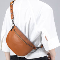 Genuine Leather Simple Women's High-grade Messenger Bag Shoulder