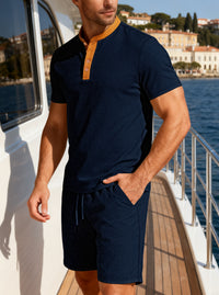 Mens Casual Sports Suit With A Lapel And Zipper