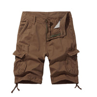Spring Men's Cargo Shorts Multi-pocket Plus Size