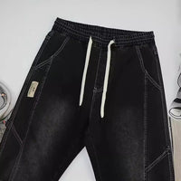 Men's Jeans Slim Fit Fashion Ankle-tied Harem Pants
