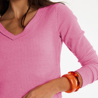Y2g Pure Hot Girl V-neck Shoulder Slim-fit Long Sleeve