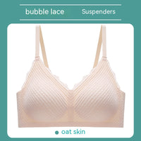 Bubble Lace Strap Latex One-piece Seamless Underwear For Women