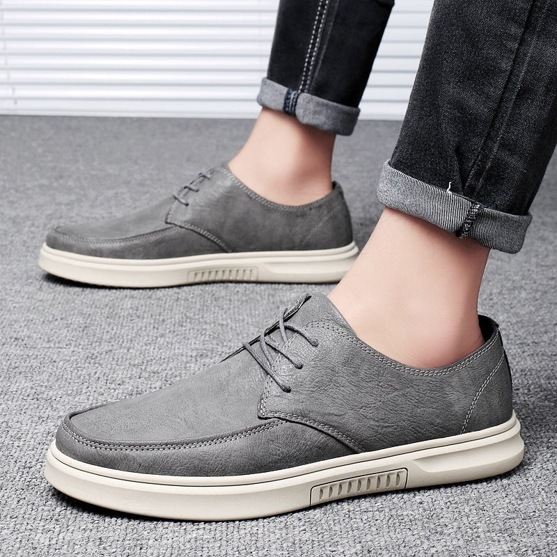 Men's Leather Leather Casual Versatile Single-layer Shoes