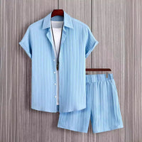 Fashion Personality New Men's Short Sleeve Shirt