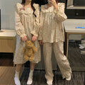 Sleep Dress Extra-thick, Sweet Designperfect For Wearing Outside As Cozy Long-sleeve Loungewear