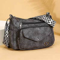 Flip All-match Simple Middle-aged Large Capacity Shoulder Messenger Bag