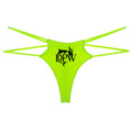 Double-layer Thin Strap T-back Comfortable Seamless Women's Underwear Sexy
