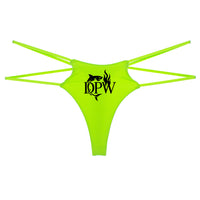 Double-layer Thin Strap T-back Comfortable Seamless Women's Underwear Sexy