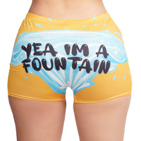 European And American Tight-fitting Thin European And American Shorts Mid-wais