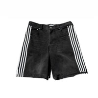 Embroidered Denim Shorts Men's High Street Fashion Casual All-matching