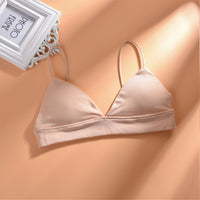 Seamless Triangle Cup Underwear Outer Chest Thin Beautiful Back