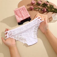 Women's Underwear Lace Cotton Stitching Low Waist