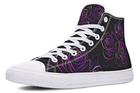 Fashion Printed Couple High Top Canvas Shoes