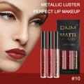 Matte Finish Velvet No Stain On Cup 3 PCs Suit Lip Gloss Liquid Lipstick