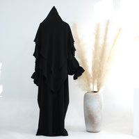Middle East Dubai Turkey Solid Color Dress Leisure