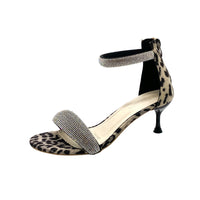 Women's Korean Fashion Sandals Round Toe High Heels