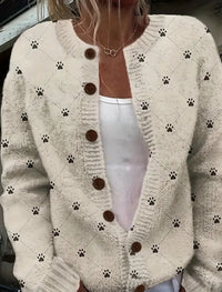 Digital printed cardigan hoodie jacket