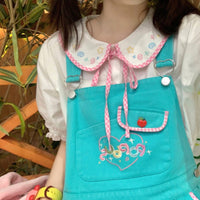 XINGX Embroidered Women's All-matching Shirt Top