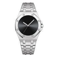 Simple  Smooth-surface  Octagonal   Waterproof Quartz Mens Watch