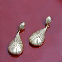 New Style Silver Needle Earrings Womens Water-drop Shape
