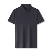 Rhombus Thin Ice Silk Short Sleeve T-shirt