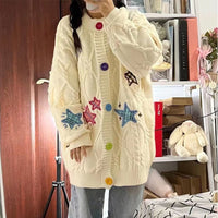 Womens Stylish Thickened Cardigan Sweater Coat