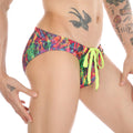 Men's Sexy Low Waist Beach New Lace-up Fashion Printed Swimming Trunks