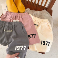 Children's Cotton Suit Summer New Boys And Girls Printed Short-sleeved T-shirt Baby Shorts Two-piece Set