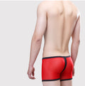 Sexy And Breathable Transparent Mesh Comfortable Boxers