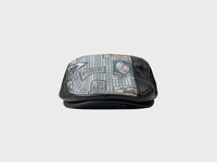 Autumn Winter Retro PU Leather Stitching Advance Hats