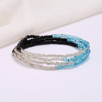 Women's Colorful Beaded Elastic Waist Chain