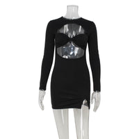 Figure-flattering Long-sleeve Sheath Dress