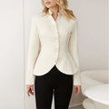 Women's Slim-fit Long-sleeve Jacket Top