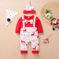 Cross Border Autumn And Winter Christmas Baby Jumpsuit