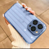 Transparent Solid Color Airbag Anti Drop Phone Case