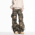 Heavy-duty Camouflage Loose-fit Trousers