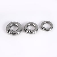 Titanium Steel Clip Ball Ring Spring Piercing Jewelry