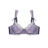 Sexy Lace Bra Ultra-thin Transparent Bow